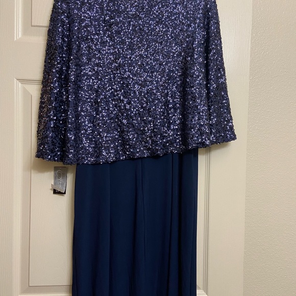 Alex Evenings maxi gown size 14 (2pc) - Picture 9 of 10